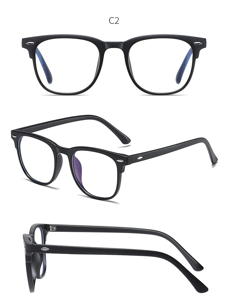 5012 Високо Качество на Анти Синя Светлина Компютърна Защита Квадратни Потребителски 2021 Очила Tr90 Очила, Оптични Рамки за Мъже Жени Изображение 5