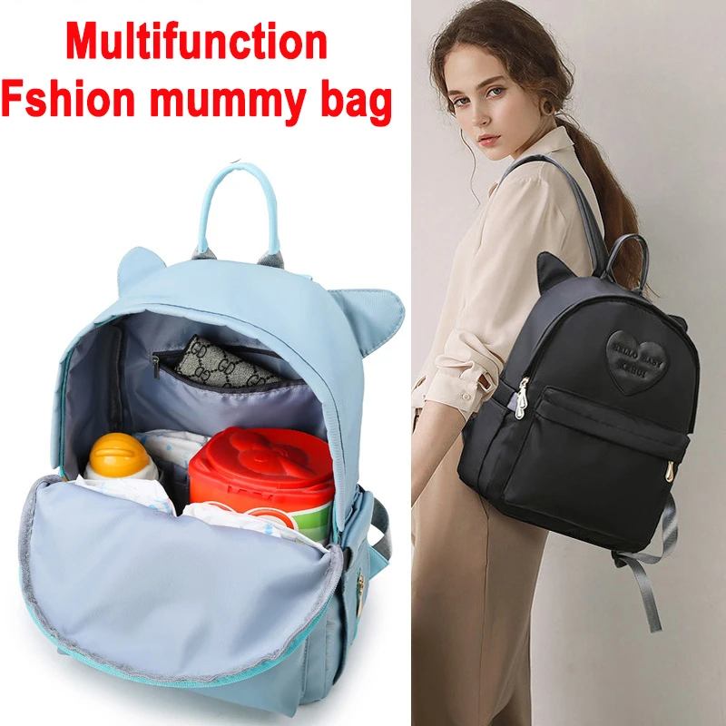 водоустойчива чанта за бебешки пелени, модерна чанта за памперси за бременни, чанта за майките, раница, чанта за преобличане за мама, чанта за майките Изображение 0