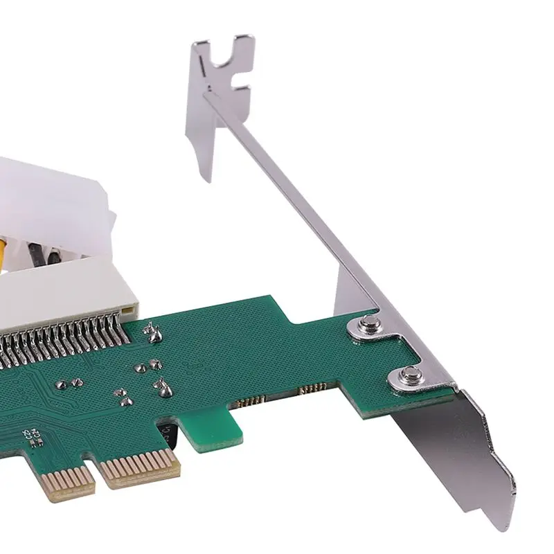Карта адаптер PCI-Express за PCI PCI-E X1/X4/X8/X16 Слот с 4-пинов кабел за захранване Изображение 4
