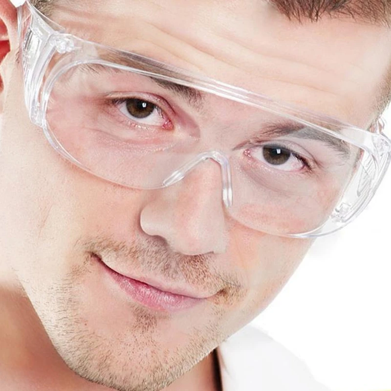 Нови Прозрачни Вентилирани Предпазни Очила За Защита на Очите Защитни Лабораторни Фарове за нови Очила Изображение 3