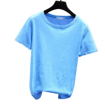 Проста Гореща Лятна Разпродажба, Дамска Дишаща тениска за почивка с Къс ръкав