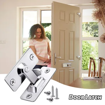 Ключалка за врата Ключалка за врата от неръждаема стомана, Правоъгълна Вратата се Затвори Замък от здрав материал, от неръждаема стомана за врати врата и шкафове