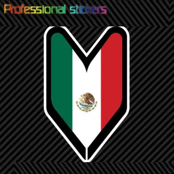 Мексикански Икона на Водача Стикер Щанцоване Стикер Wakaba Лист Soshinoya Мексико MEX MX Етикети за Мотоциклети, Автомобили, Компютри, Канцеларски Материали