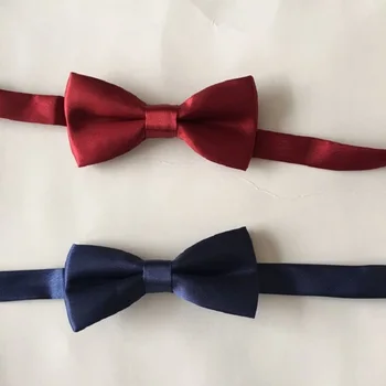 HOOYI 2019 детски монофонични 28 цвята от вискоза, детски носи вратовръзка, папийонка, вратовръзки-пеперуди