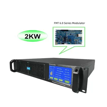 YXHT-3 2 кВт предавател FM FMT 6,0 Модулатор Серия Transmisor Fm de 2000 W Сензорен Екран с Дистанционно Управление на Контролното Оборудване