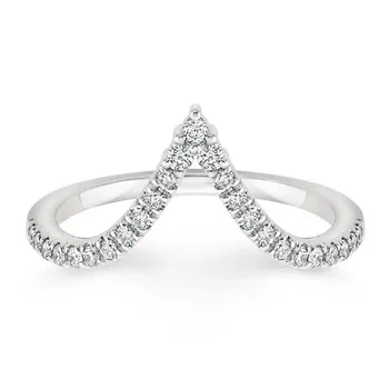 Новото бижу пръстен от сребро 925 проба, нишевый дизайн, хвостовое пръстен, годежен пръстен, штабелируемые бижута