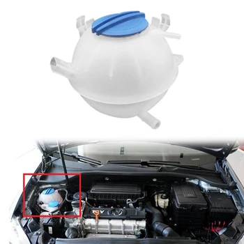 Разширителен Резервоара Резервоар на охлаждащата течност се с Капак, за да Jetta Golf MK5 MK6 Tiguan Passat CC Beetle, Eos A3, TT, 1K0121407A