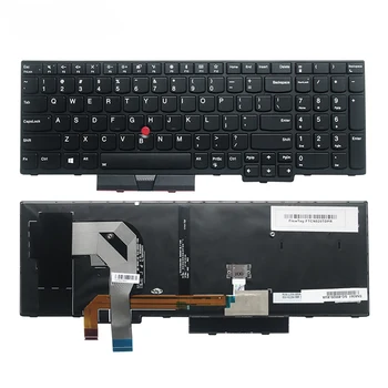 Новата клавиатура с подсветка на американски и английски език за Lenovo Thinkpad T570 P51S T580 P52S с Подсветка Teclado 01ER582 01ER541 SN20M07934