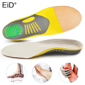 EiD Висококачествени Ортопедични Стелки от ЕВА, Ортопедична Стелка, Подметка за плоски Ходила, Тампон за Обувки, части за Поддръжка на Свода на Стъпалото, плантарна фасциит