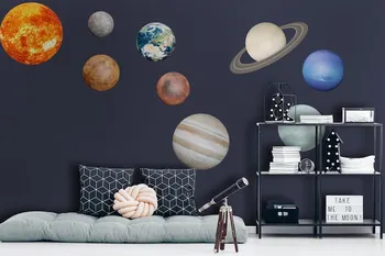 Планетата Стикер на стената | Стикер на стената на Слънчевата система