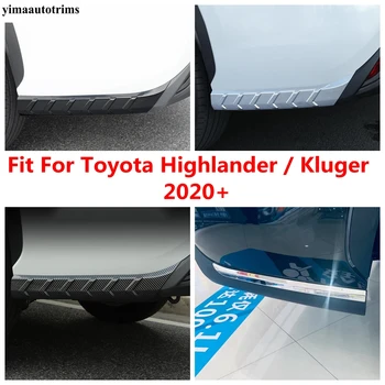 Аксесоари За Toyota Highlander/Kluger 2020 - 2023 Преден Заден Ъгъл Броня Срещу Надраскване Декоративна Лента Защитна Подплата