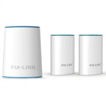 PIX-ЛИНК 3 пакета WIFI Рутер AC1200 Двухдиапазонная Окото система Wi-Fi Безжичен мост Приложение за дистанционно управление на ПС-WMS05+06