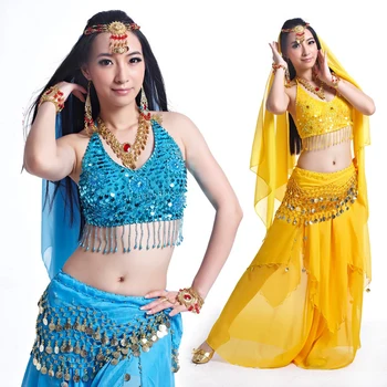 5 цвята дизайн Сутиен и Пола дизайн на Лого индийски Костюми за Танц на Корема Костюми 10 цвята танцови Костюми за танци/занимания