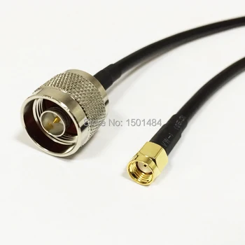 Wi-FI кабел рутер RP-SMA Plug Превключвател N Plug Конвертор косичка RG58 Едро за Бърза Доставка на 50 см 20 