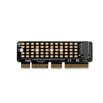 M2 SSD PCIE Адаптера NVME за PCI-E 4 0 X4 Странично Card Удължител Устройство PCI-Express M Key Техническо подобрение електроника