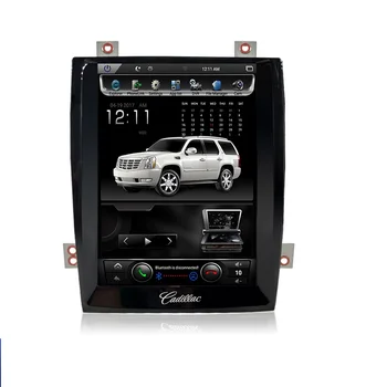 Вертикален Екран на Android 9 Автомобилен GPS радио MP5 DVD Мултимедия HI FI Стерео Навигация за Cadillac Escalade 2007-2014
