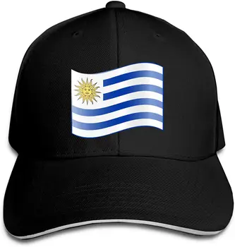 Унисекс Знаме На Уругвай Бейзболна Шапка Регулируема Сандвич, Шапка, Шапка Хип-Хоп Шапка