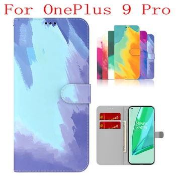 Sunjolly Калъф за OnePlus 9 Pro Чантата със Стойка Flip PU Калъф За вашия Телефон, Калъф за носене за OnePlus 9 Pro Калъф OnePlus 9 Pro Калъф