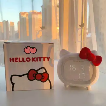 Sanrio Анимационен Периферна HelloKitty Детски Умен будилник С Led Лампа Многофункционална Bluetooth Говорител