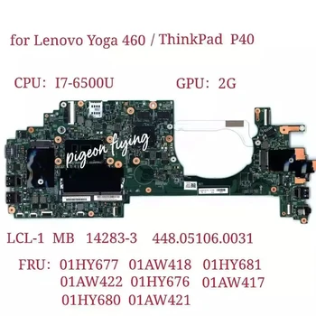 за Thinkapd P40 Yoga/Йога 460 дънна Платка на лаптоп Процесор: I7-6500U Графичен процесор: 2G LCL-1 MB 14283-3 448.05106.0031 FRU: 01HY676 01HY680