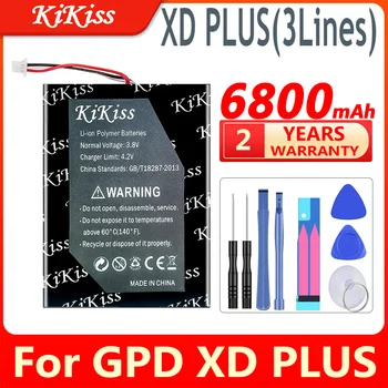 6800 mah KiKiss Мощна Батерия за GPD XD PLUS XDPLUS Смяна на Батерията с Голям Капацитет