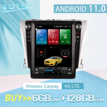 За Toyota Camry 2013-2017 Carplay Android Стерео Радио Авто Мултимедиен плейър GPS Навигация Авто Аудио