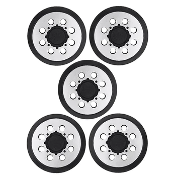 5-инчов 125-мм 8-луночный шлайфане кръг с плетене на една кука и линия Шлайфане кръг Субстрат за шлайфане диск за тип 1, DWE6421K DWE6423