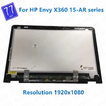 Оригинален 15.6-инчов LCD дисплей, подмяна на HP X360 M6-AR M6-AR004dx M6-AR 15-AR серия LCD Сензорен Дисплей В Събирането на таблета, лаптоп
