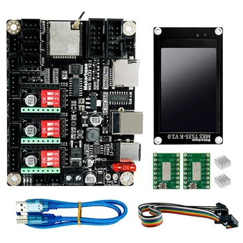 MKS DLC32 32 Бита GRBL Самостоятелен Контролер TS35-R LCD Дисплей За CNC3018 MAX PRO Upgrade Kit, Гравиране CNC