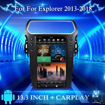 Вграден радиото в автомобила carplay Android За FORD Explorer 2013-2018 GPS Навигация мултимедиен Плеър Сензорен HD Екран на Главното Устройство