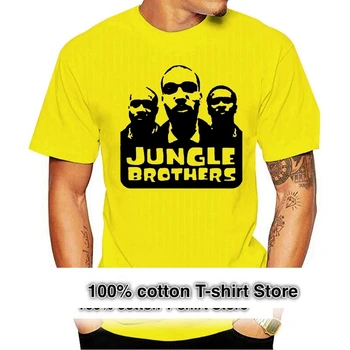 Jungle Brothers Лого Zulu Nation Черно Бяла Мъжка тениска S, 2XL