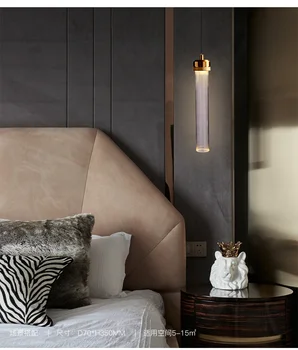 модерен led стъклена топка на скандинавския промишлено осветление, коледни украси за дома, окачена лампа